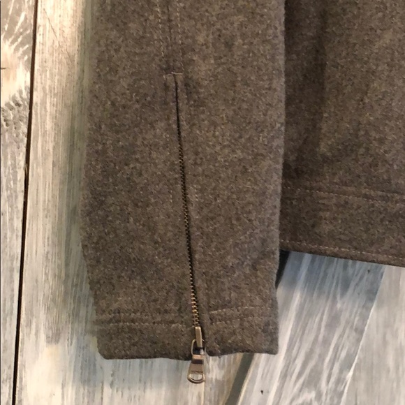 Men’s gray wool jacket. Express. Sz M - Picture 5 of 6